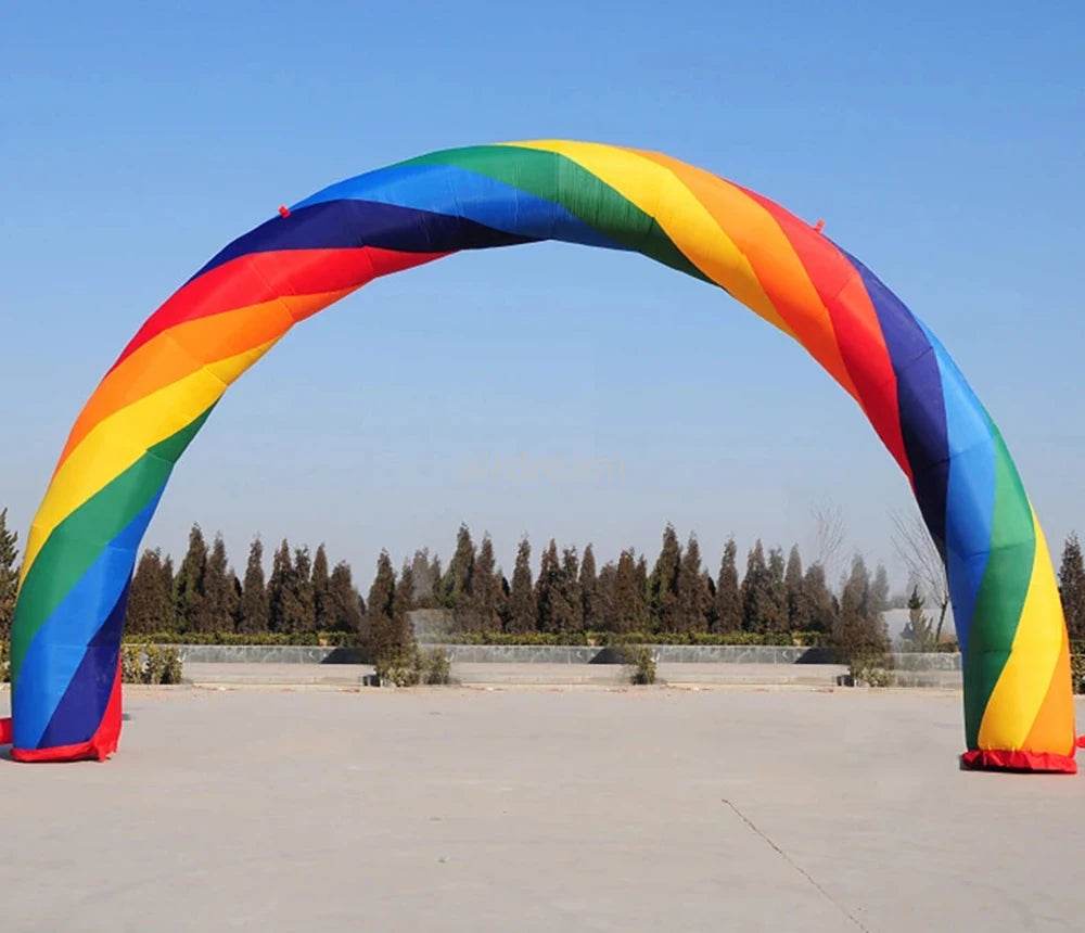 Customizable Inflatable Rainbow Arch 26ftx13ft Garden Decor - ToylandEU