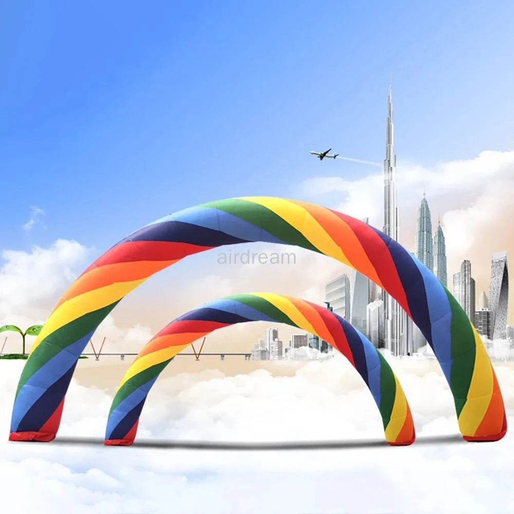 Customizable Inflatable Rainbow Arch 26ftx13ft Garden Decor - ToylandEU