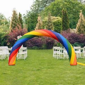 Customizable Inflatable Rainbow Arch 26ftx13ft Garden Decor - ToylandEU