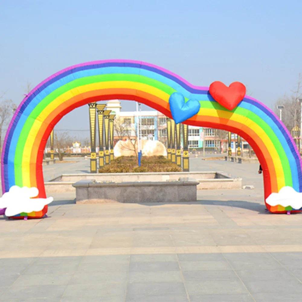 Customizable Inflatable Rainbow Arch 26ftx13ft Garden Decor - ToylandEU
