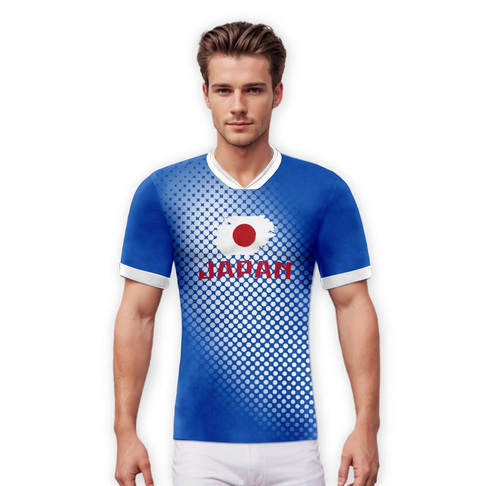 Customizable Japan Soccer Jersey with Personalized Name and Number - Breathable Youth Football Uniform for Men and Women (Sizes S-4XL) - ToylandEU