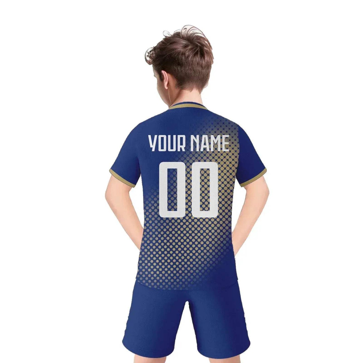 Customizable Kids Football Jersey With Personalized Name And Number - ToylandEU
