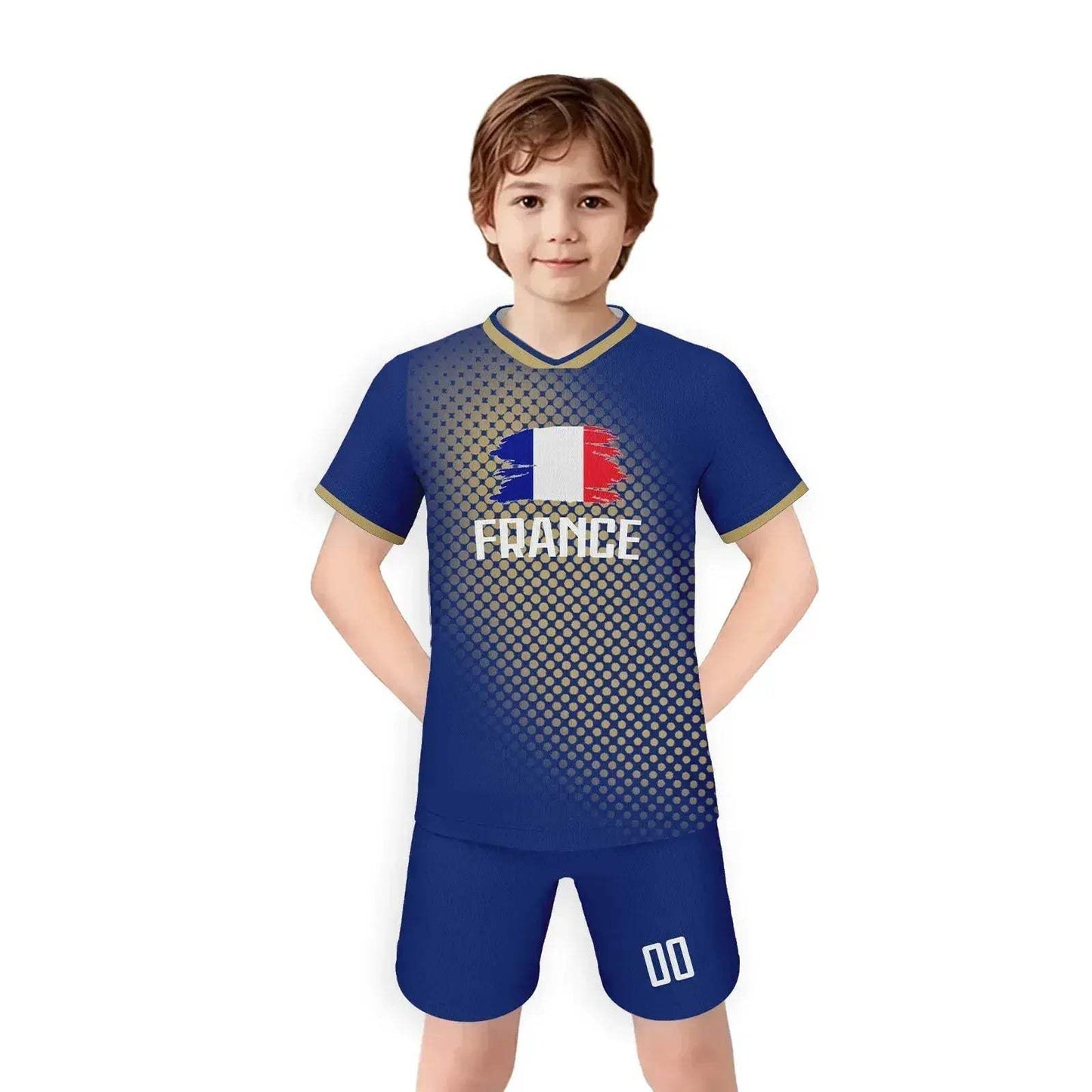 Customizable Kids Football Jersey With Personalized Name And Number - ToylandEU