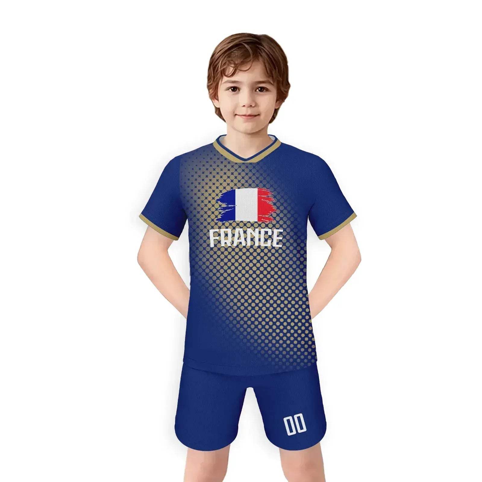 Customizable Kids Football Jersey With Personalized Name And Number - ToylandEU