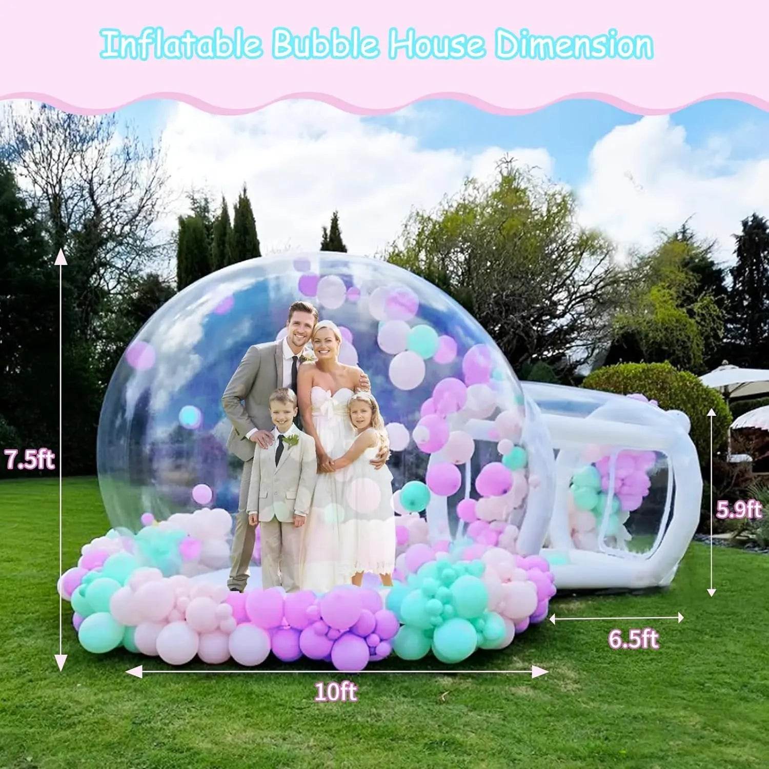 Customization White Bounce House Transparent Inflatable Bubble Dome - ToylandEU