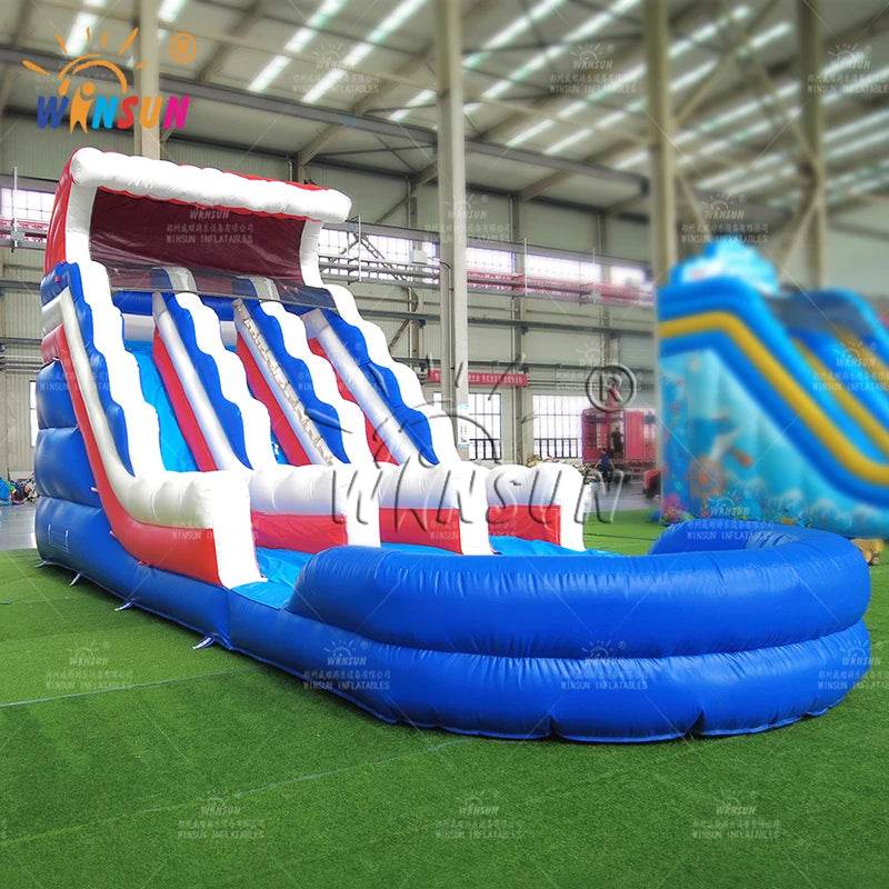 Customized Commercial Giant Water Slide Inflatable Party Size - ToylandEU