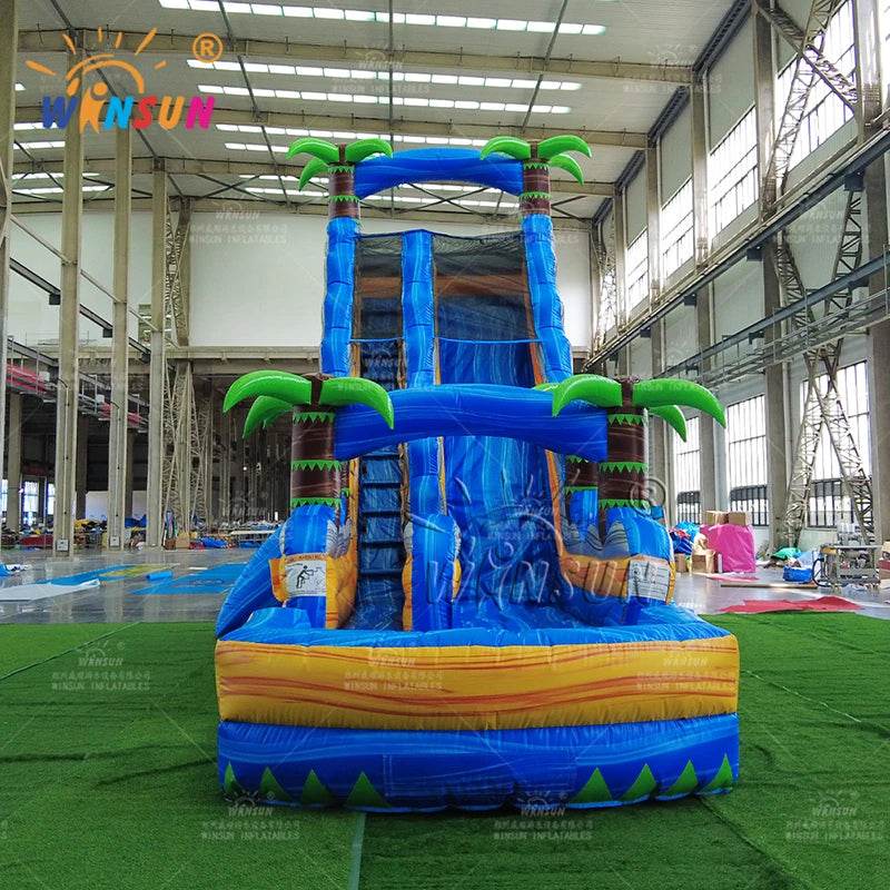 Customized Commercial Giant Water Slide Inflatable Party Size - ToylandEU