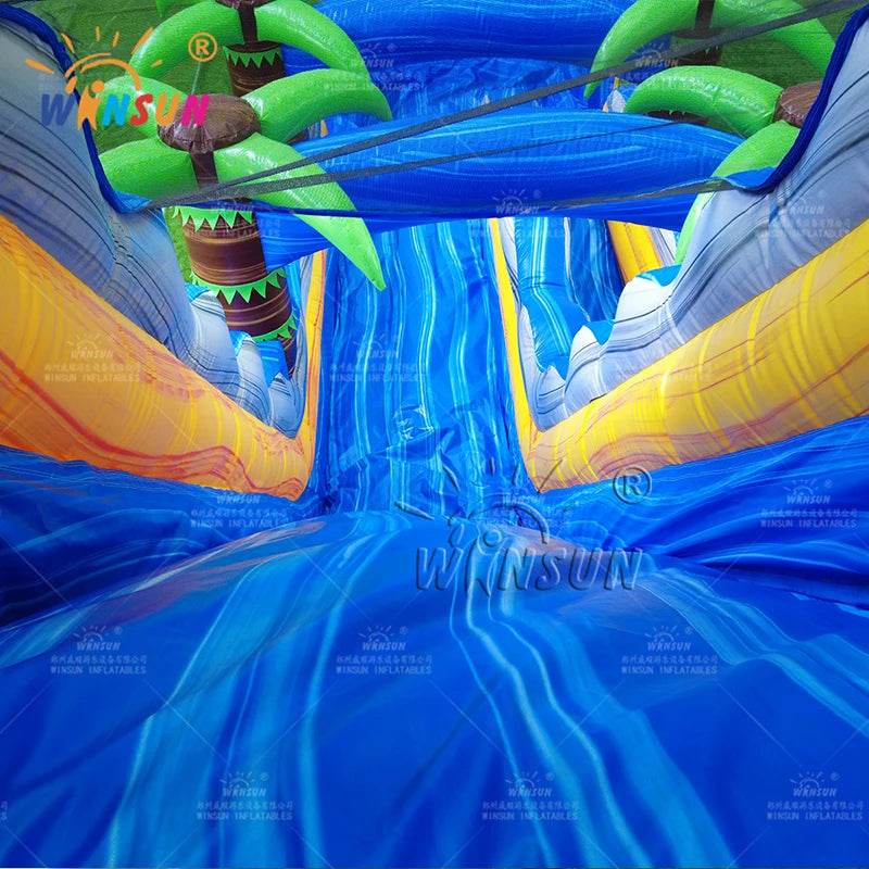 Customized Commercial Giant Water Slide Inflatable Party Size - ToylandEU