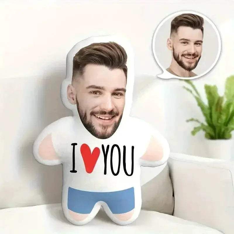 Customized I Love You Photo Plush Pillow Fun Decor Sofa Bed Accessories - ToylandEU