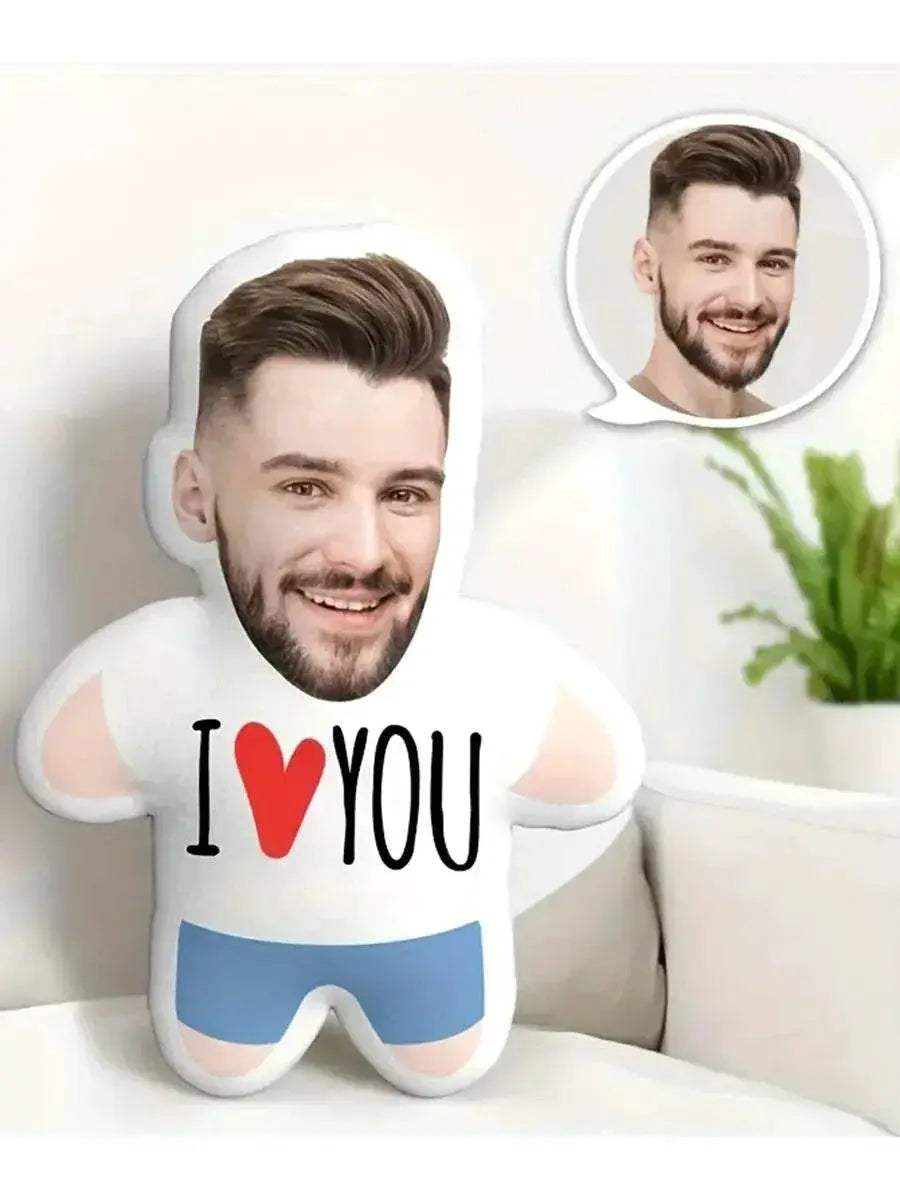 Customized I Love You Photo Plush Pillow Fun Decor Sofa Bed Accessories - ToylandEU
