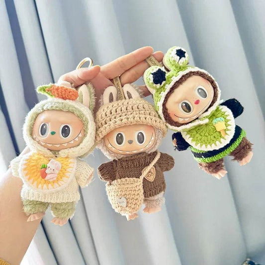 Cute 17cm Doll Outfit Set Korean Style Sweater For Labbubu - ToylandEU
