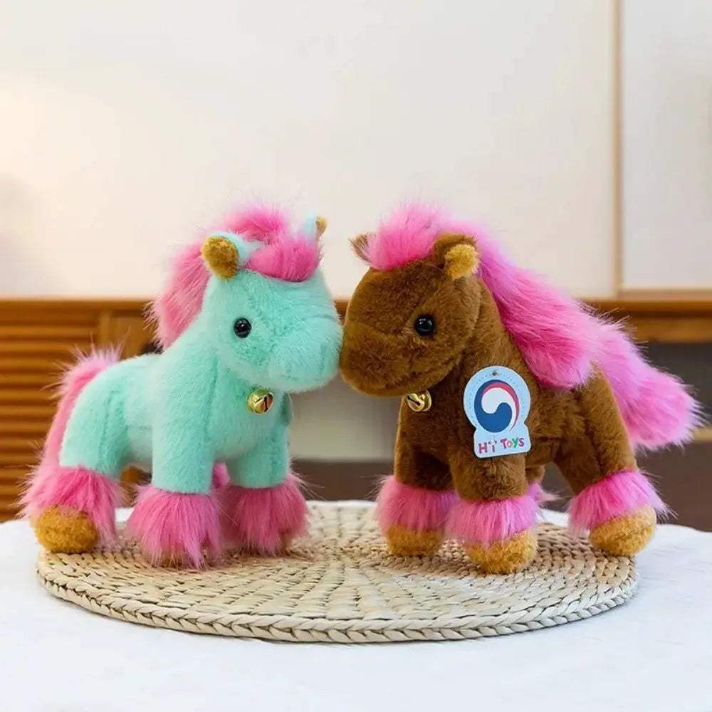 Cute 20cm Horse Plush Toy Kawaii Pony Stuffed Animal Gift - ToylandEU