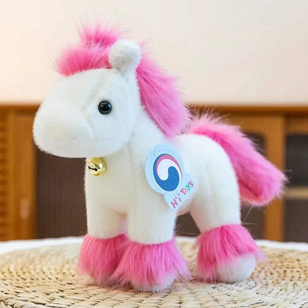 Cute 20cm Horse Plush Toy Kawaii Pony Stuffed Animal Gift - ToylandEU