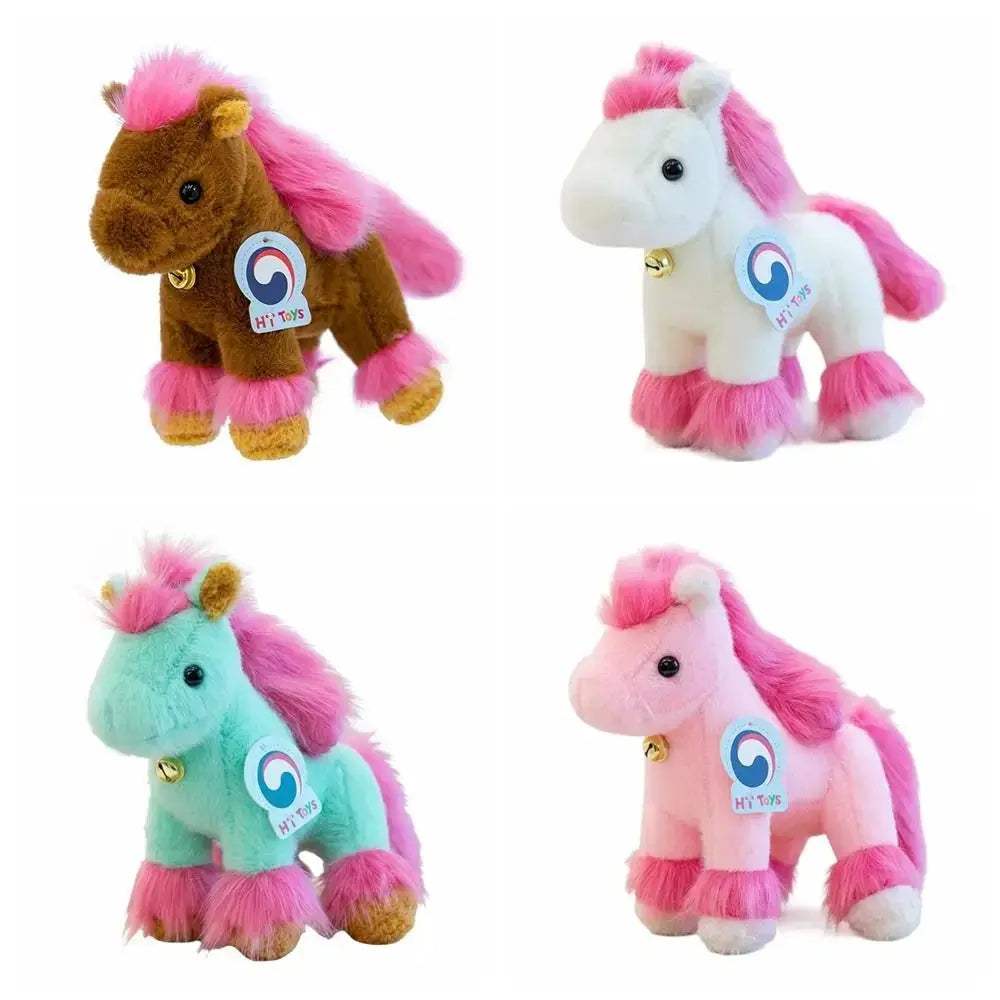 Cute 20cm Horse Plush Toy Kawaii Pony Stuffed Animal Gift - ToylandEU