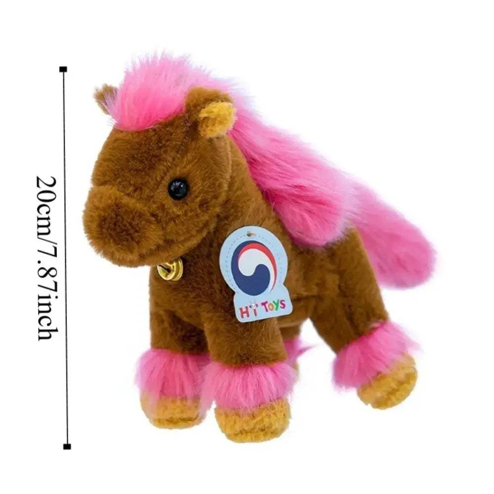 Cute 20cm Horse Plush Toy Kawaii Pony Stuffed Animal Gift - ToylandEU