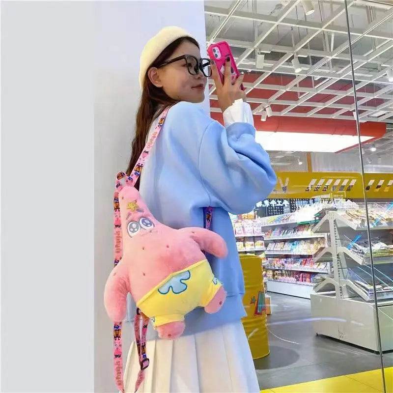 Cute 42cm Patrick Star Plush Backpack - Perfect Kawaii Gift for Kids! - ToylandEU