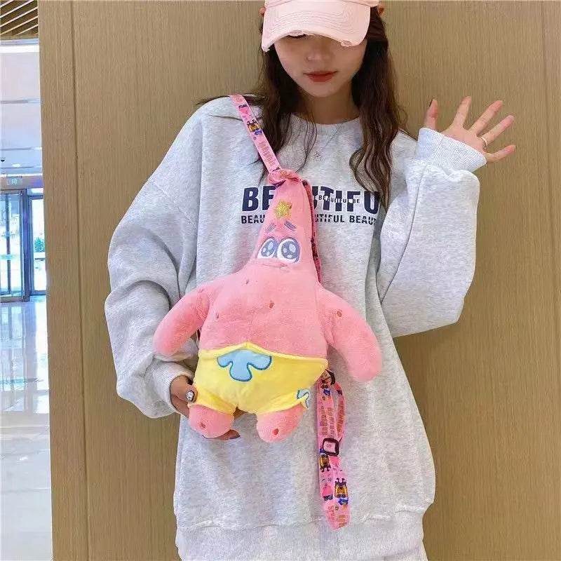 Cute 42cm Patrick Star Plush Backpack - Perfect Kawaii Gift for Kids! - ToylandEU