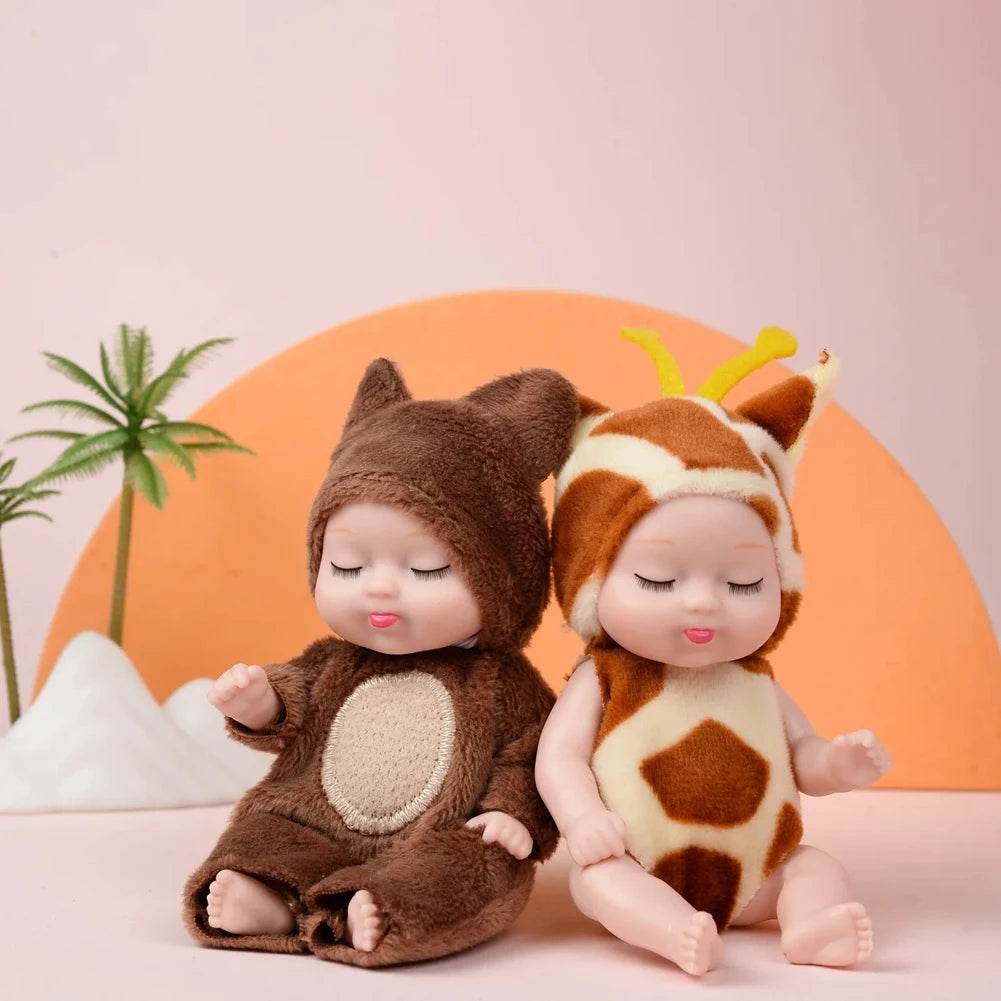 Cute 6Pcs Mini Dolls Set Sleeping Baby Gift For Kids - ToylandEU