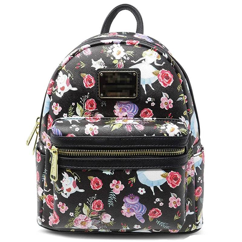 Cute Backpack Stitch Character Diamond Lattice Pattern Lightweight For Primary School Students - ToylandEU