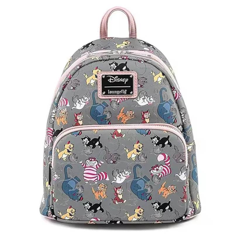 Cute Backpack Stitch Character Diamond Lattice Pattern Lightweight For Primary School Students - ToylandEU