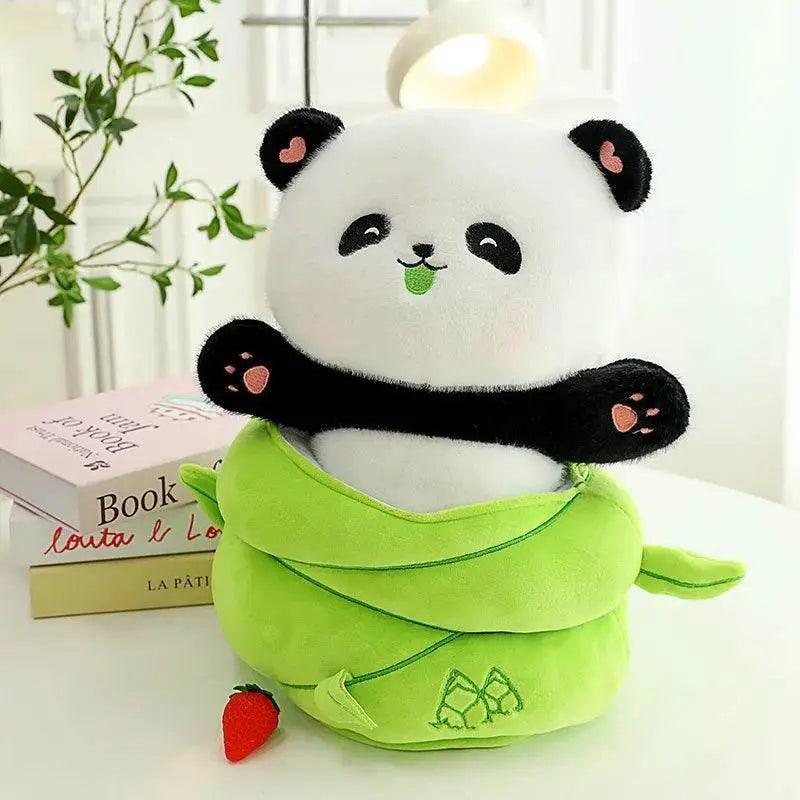  Cute Bamboo Panda Dinosaur Rabbit Plush Toy for Home Decoration and Comfort Sleep Pillow -  ToylandEU™