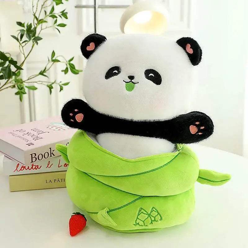 Cute Bamboo Panda Dinosaur Rabbit Plush Toy for Home Decoration and Comfort Sleep Pillow - ToylandEU
