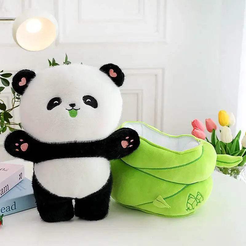 Cute Bamboo Panda Dinosaur Rabbit Plush Toy for Home Decoration and Comfort Sleep Pillow - ToylandEU