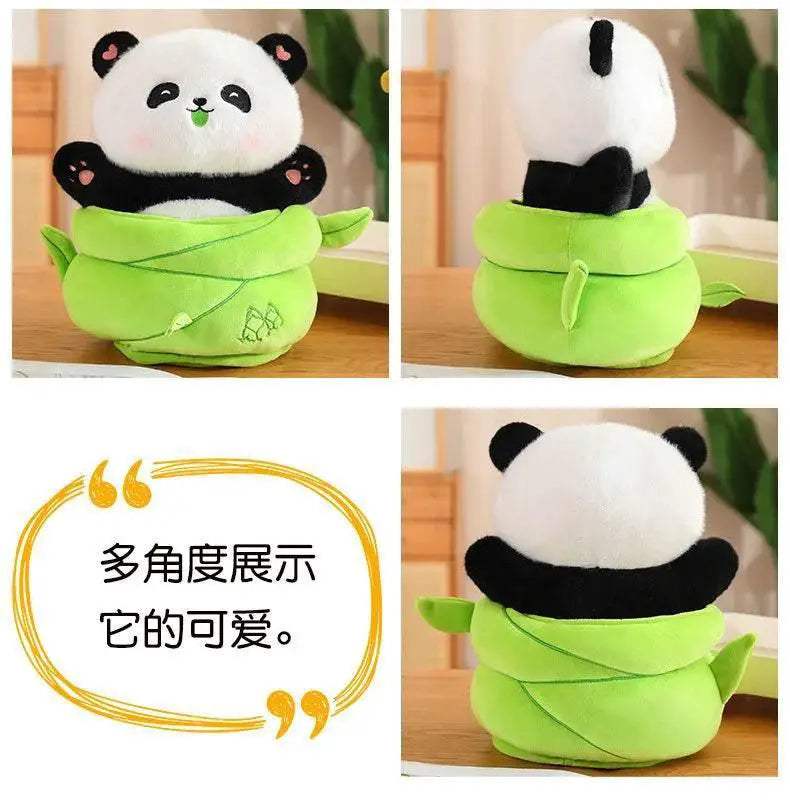 Cute Bamboo Panda Dinosaur Rabbit Plush Toy for Home Decoration and Comfort Sleep Pillow - ToylandEU