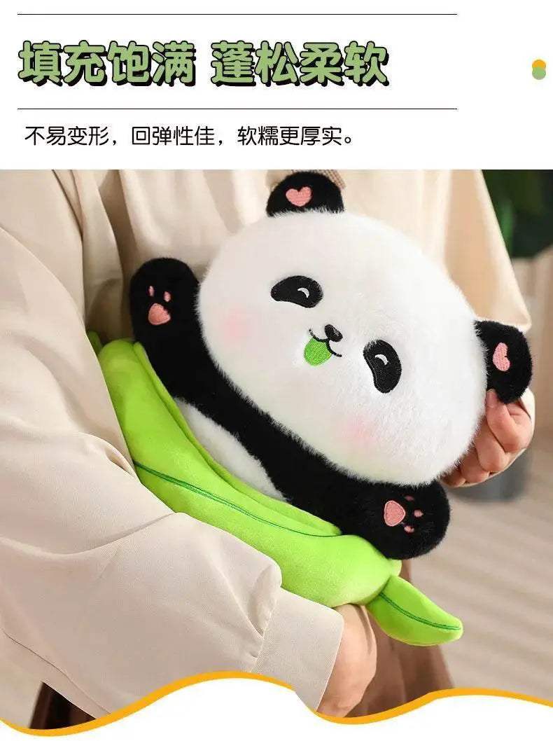 Cute Bamboo Panda Dinosaur Rabbit Plush Toy for Home Decoration and Comfort Sleep Pillow - ToylandEU