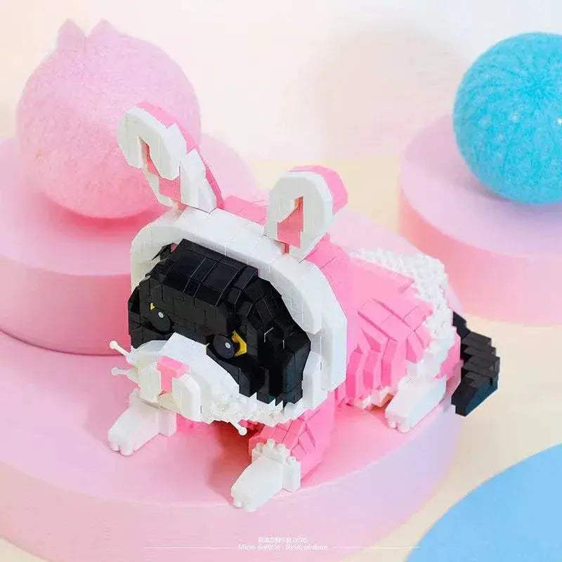 Cute Cartoon Cat Building Blocks Diamond Bricks Educational Toy - ToylandEU