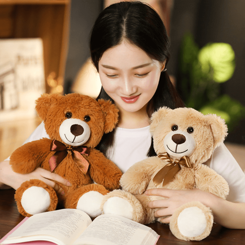 Cute Christmas Teddy Bear Plush Toy - Perfect Gift for Kids! - ToylandEU