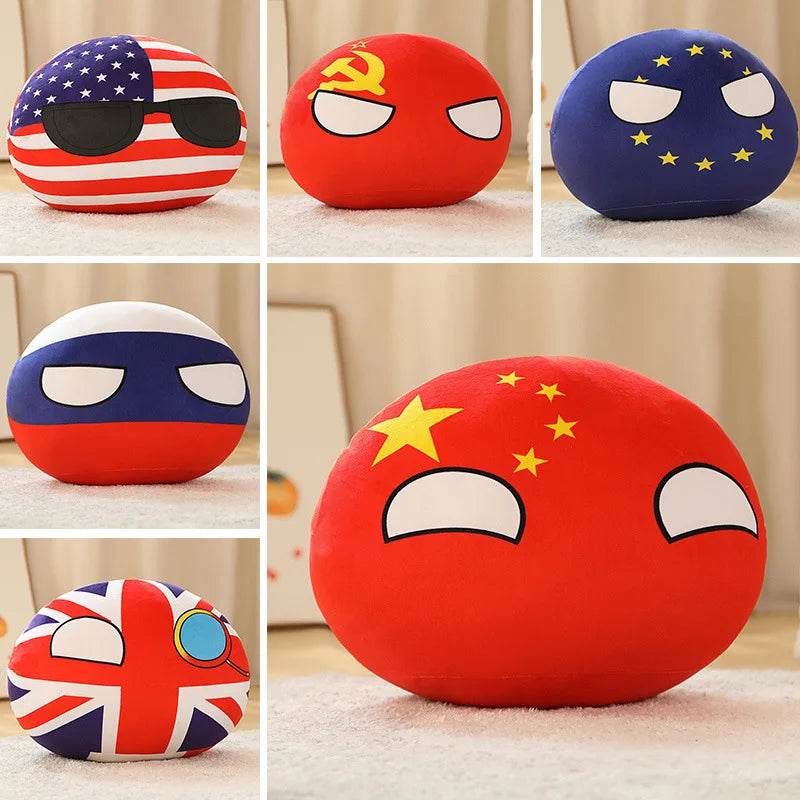Cute Countryball Plush Toy With Kawaii Theme For Kids - ToylandEU