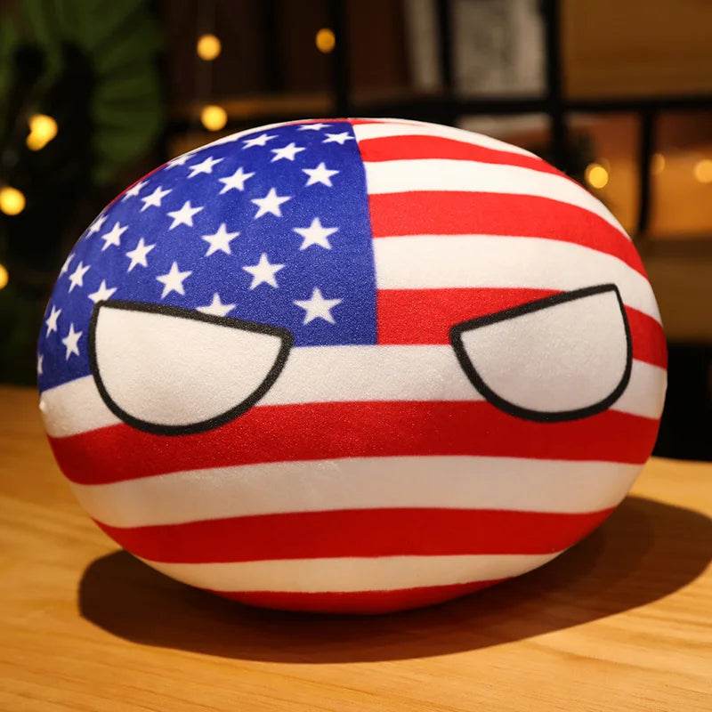 Cute Countryball Plush Toy With Kawaii Theme For Kids - ToylandEU