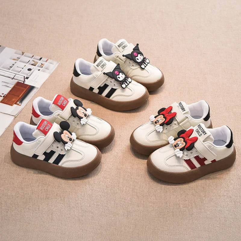Cute Disney Casual Sneakers with Anti-Slip Soft Sole for Boys and Girls Ages 4-6 - ToylandEU