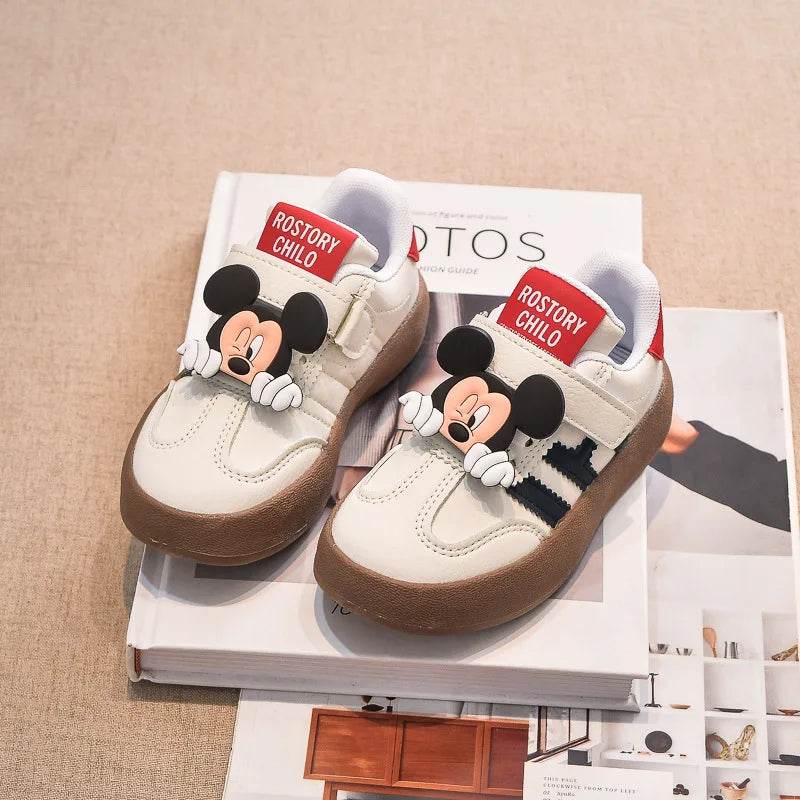 Cute Disney Casual Sneakers with Anti-Slip Soft Sole for Boys and Girls Ages 4-6 - ToylandEU