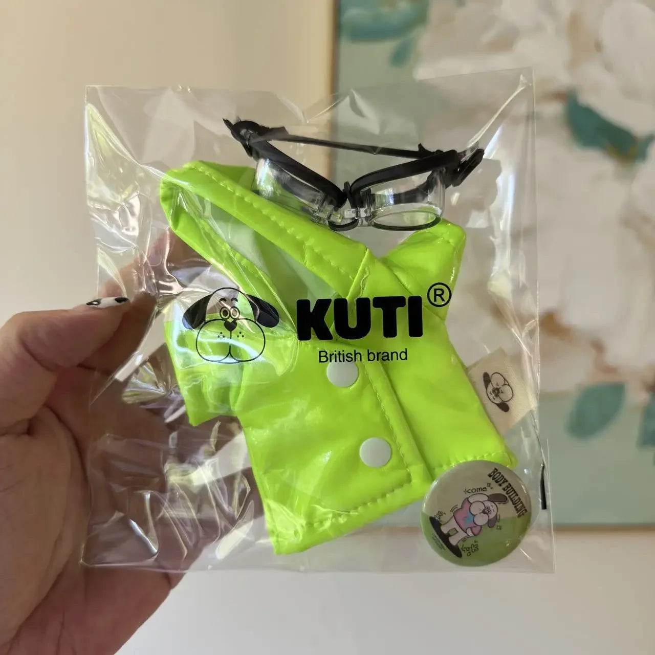 Cute Doll Accessories Pilot Raincoat Hooded Cape For Labubu - ToylandEU