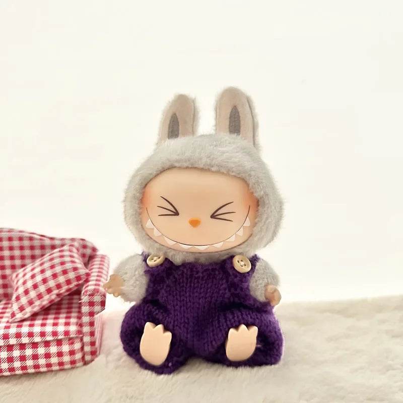 Cute Doll Accessories Sweater Set For Labubu 17cm Dolls - ToylandEU