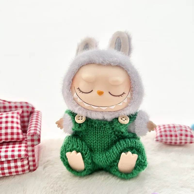 Cute Doll Accessories Sweater Set For Labubu 17cm Dolls - ToylandEU