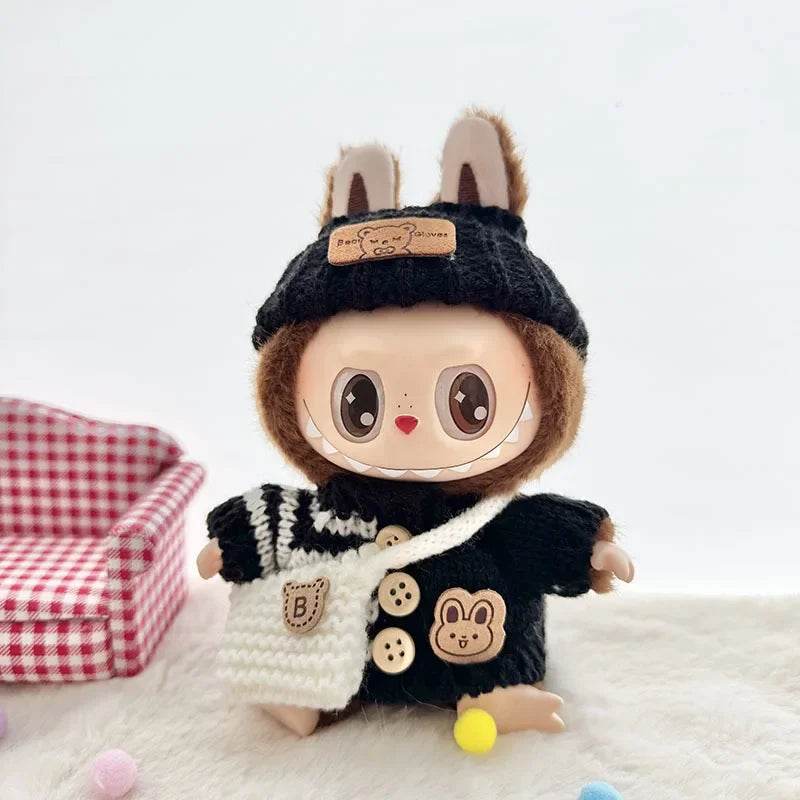 Cute Doll Accessories Sweater Set For Labubu 17cm Dolls - ToylandEU