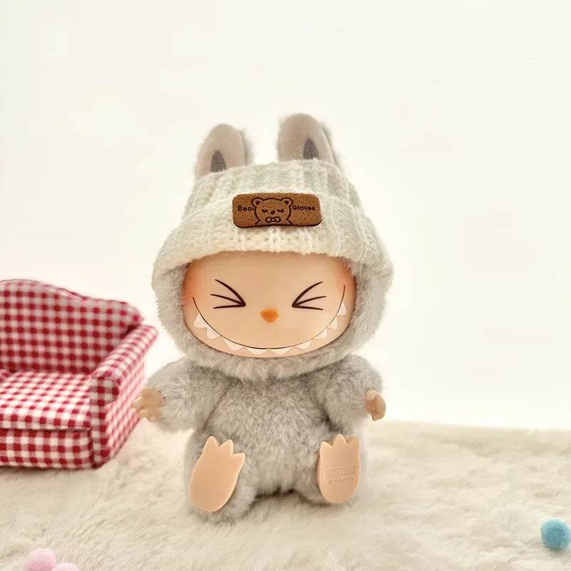 Cute Doll Accessories Sweater Set For Labubu 17cm Dolls - ToylandEU