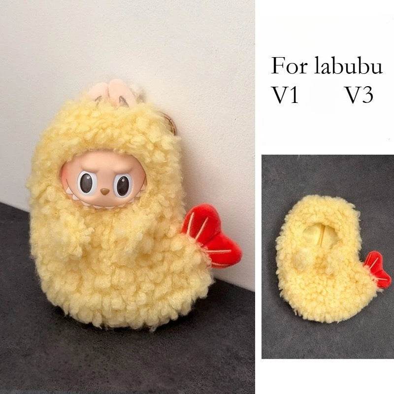 Cute Doll Clothes Fried Shrimp Outfit For Labubu Dolls - ToylandEU