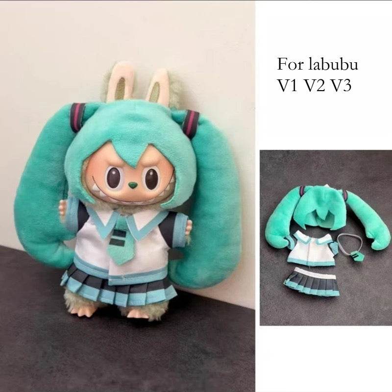 Cute Doll Clothes Fried Shrimp Outfit For Labubu Dolls - ToylandEU