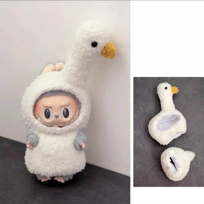 Cute Doll Clothes Fried Shrimp Outfit For Labubu Dolls - ToylandEU