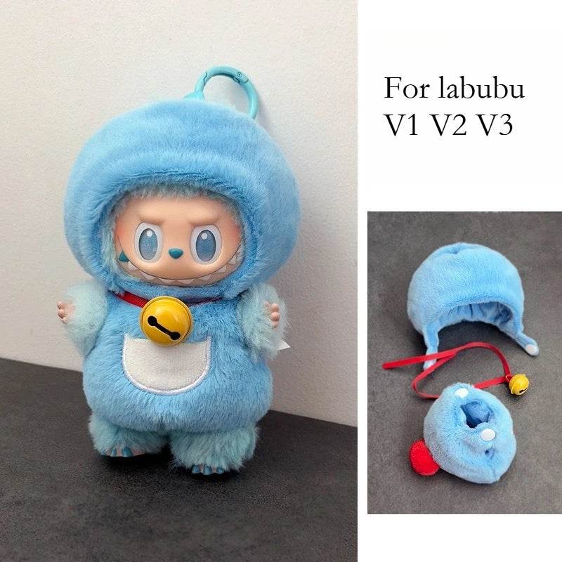 Cute Doll Clothes Fried Shrimp Outfit For Labubu Dolls - ToylandEU