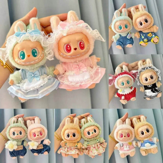 Cute Doll Clothes Kawaii Party Rompers For Labubu Dolls - ToylandEU