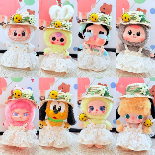Cute Doll Clothes Korean Style Daisy Hat For Ladbubu - ToylandEU