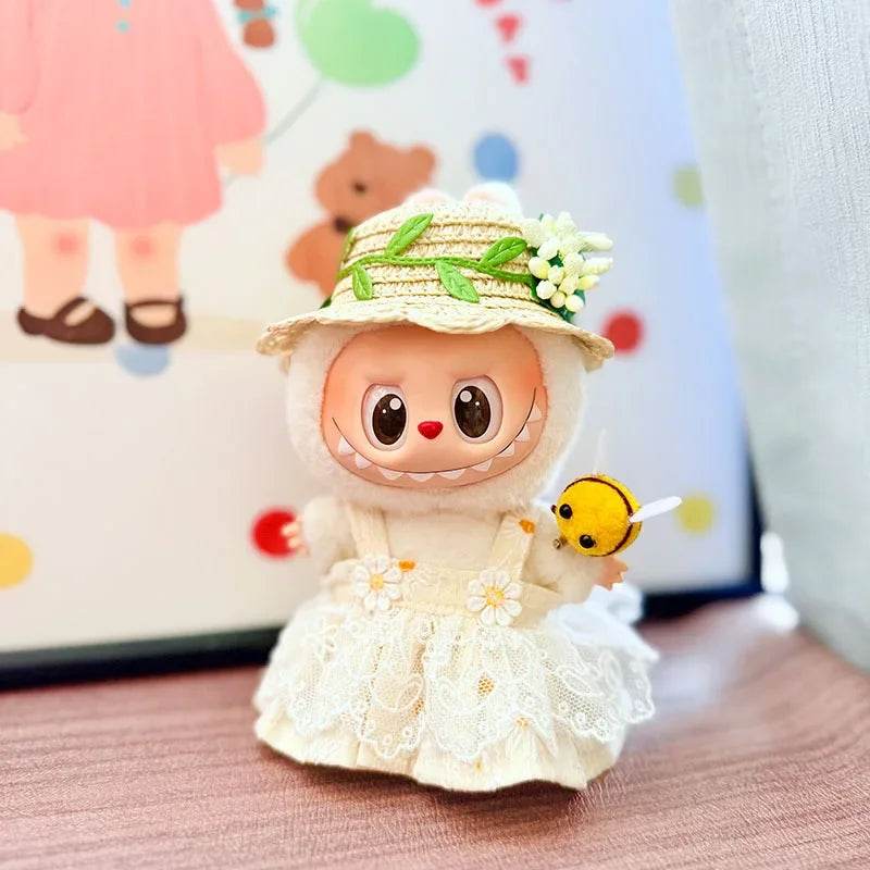 Cute Doll Clothes Korean Style Daisy Hat For Ladbubu - ToylandEU