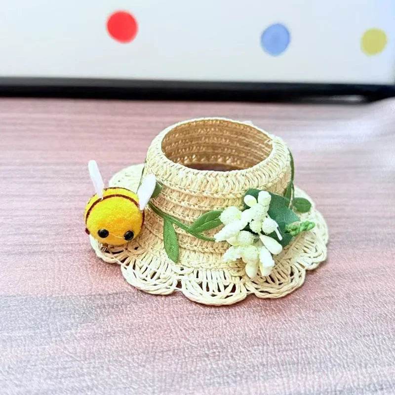 Cute Doll Clothes Korean Style Daisy Hat For Ladbubu - ToylandEU