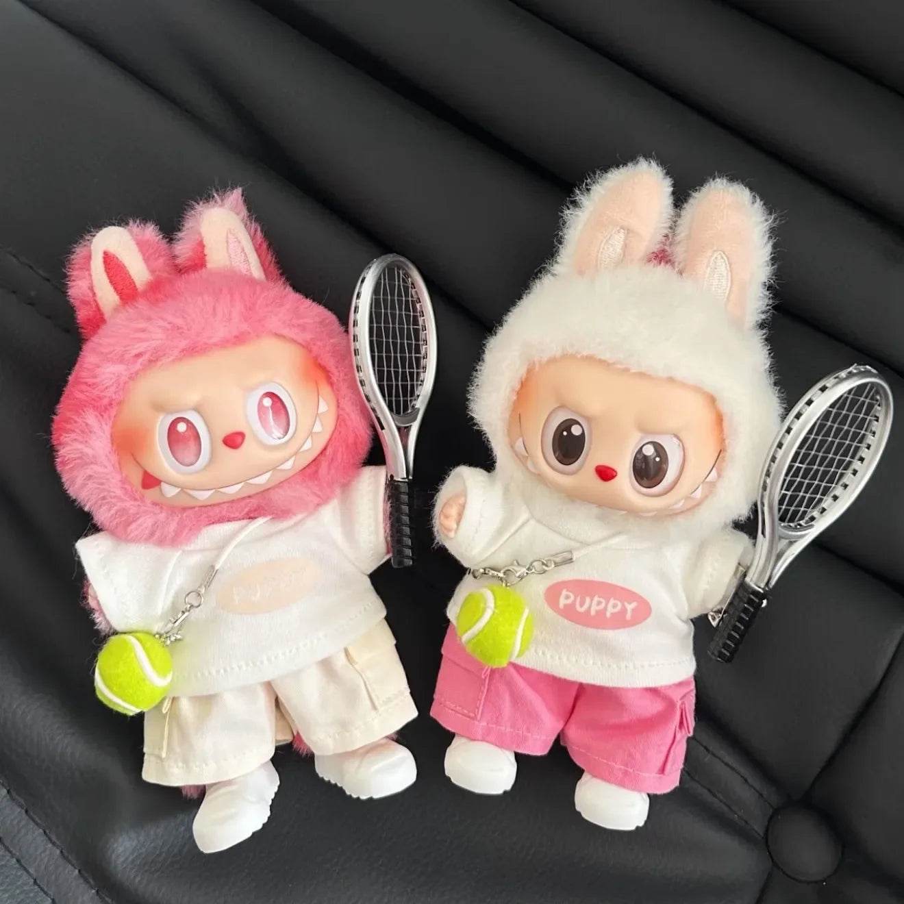 Cute Doll Clothes Korean Style Tennis Outfit Labubu Dolls - ToylandEU
