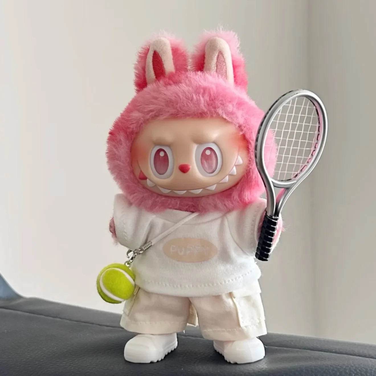 Cute Doll Clothes Korean Style Tennis Outfit Labubu Dolls - ToylandEU